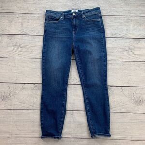 Paige Jeans 29 8 Verdugo Crop Medium Wash Inseam 24" Stretch Mid Rise